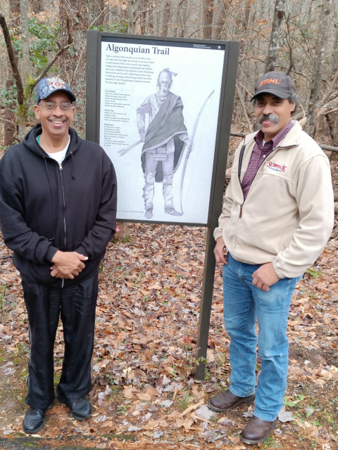 Chief Charles Spirit Eagle Bowman and his Brother Wayne